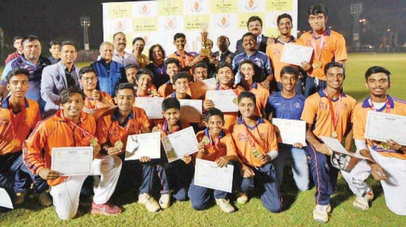 Maharashtra beat Bihar by 10 wickets to emerge champions, in the Association of Schools for the Indian School Certificate Examinations (ASISC) National T20 Cricket Tournament, organised by N.L. Dalmia High School, Mira Road, at the Police Gymkhana. Maharashtra beat Bihar by 10 wickets to emerge champions, in the Association of Schools for the Indian School Certificate Examinations (ASISC) National T20 Cricket Tournament, organised by N.L. Dalmia High School, Mira Road, at the Police Gymkhana.