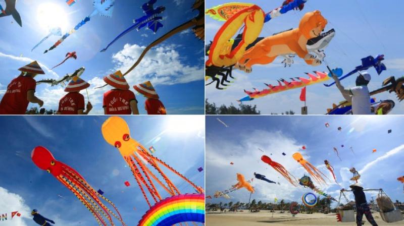 Hundreds participate in Vietnams International Kite Festival
