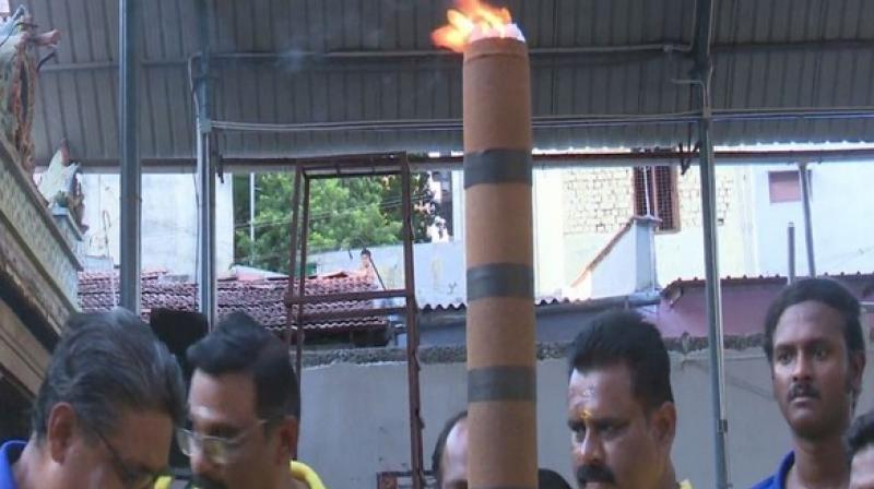 India is known to be a cricket fanatic country and the people have always been known to support the team in their unique way. (Photo: ANI)