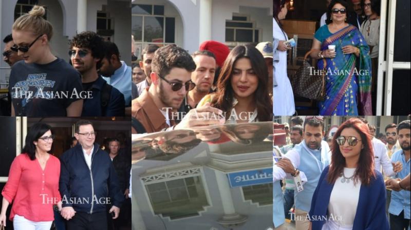 Nickyanka wedding: Chopra, Jonas family reaches Jodhpur Nickyanka wedding: Chopra, Jonas family reaches Jodhpur