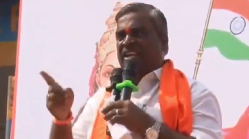 The Case is against the legislator and organisers, for provocative speech, he added in response to a question. (Photo: Screengrab)