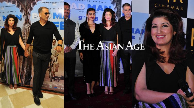 Akshay Kumar, Arunachalam Muruganantham promote PadMan in Delhi