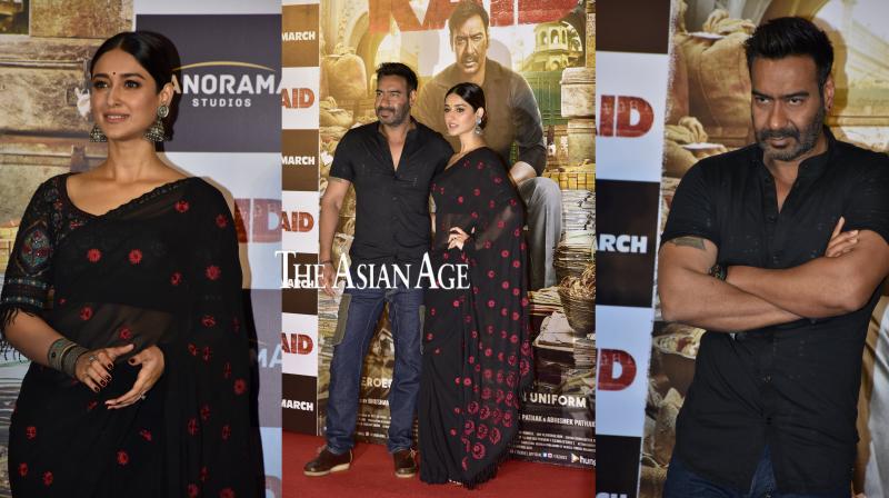 Raid trailer launch: Ajay looks dashing, Ileana shines in her saree look