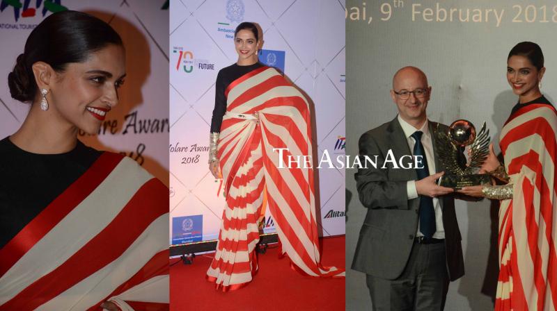 Actress Deepika Padukone gets honoured by Italian Consulate