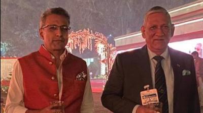 Major (retd) Probal DasGupta with late CDS Gen Bipin Rawat. (Photo by arrangement)