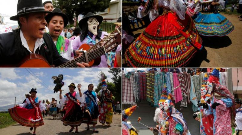 Ecuadors Indigenous residents honour Saint Peter