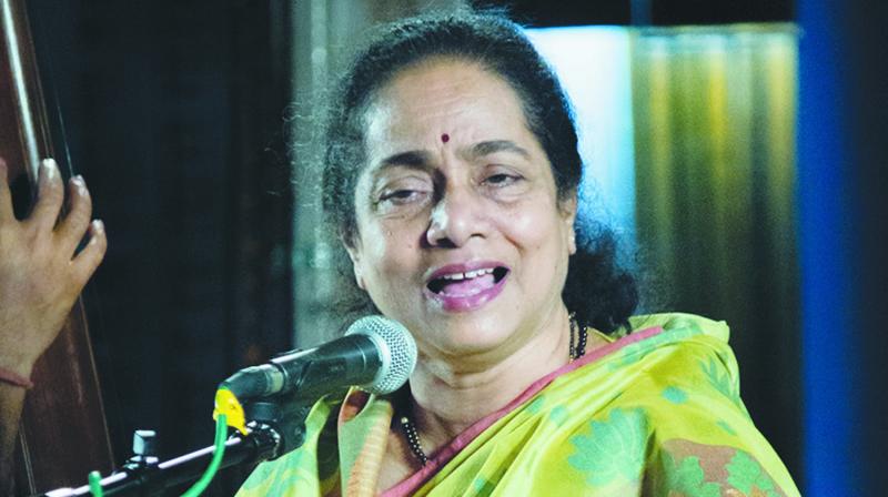 Vidushi Shruti Sadolikar. (Photo: Bharat Tiwari)