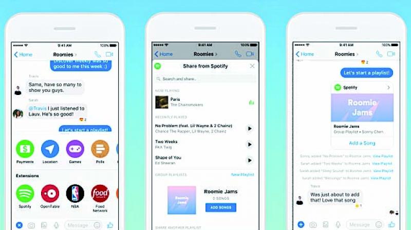 If the bot made sharing of song clips easy, the playlist makes each person in the group chat add their selection of songs into it.