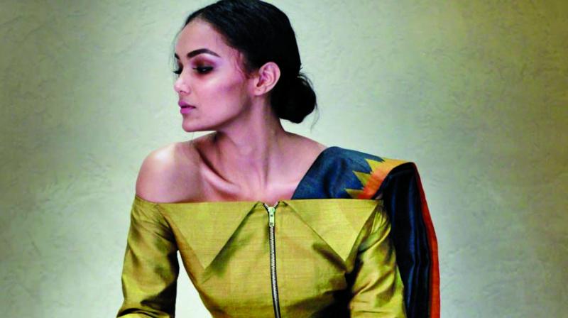 The idea behind the sustainable movement is to make the fashion industry more socially responsible by helping the artisans and weavers who work on traditional themes.