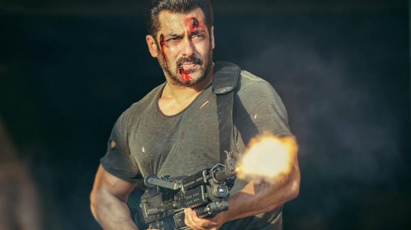 Salman Khan in a still from Tiger Zinda Hai. Salman Khan in a still from Tiger Zinda Hai.