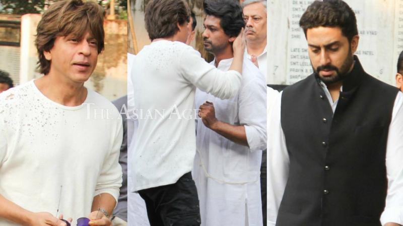 Nikhil Dwivedi bereaved, Shah Rukh, Abhishek, other stars attend funeral