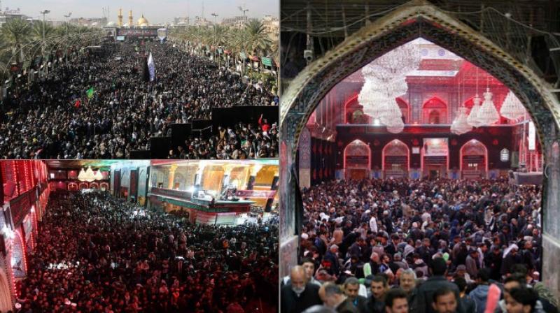 Worlds largest pilgrimage in Iraqs Karbala