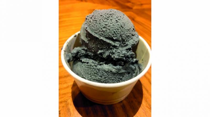 Black Vanilla Icecream Black Vanilla Icecream