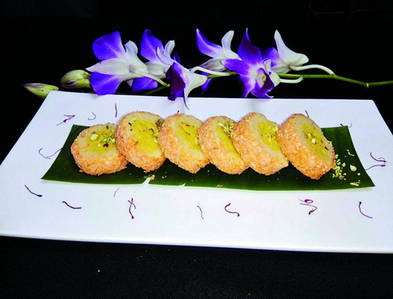 Mawa coconut roll Mawa coconut roll