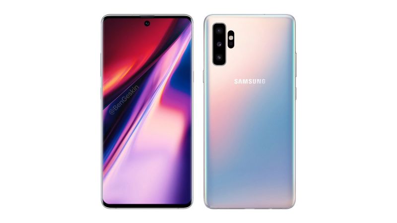 Samsung Galaxy Note 10 renders