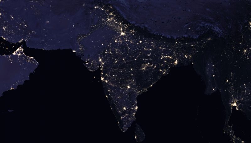 NASA releases stunning images of India wrapped in night lights