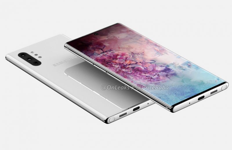 Samsung Galaxy Note 10 Pro renders