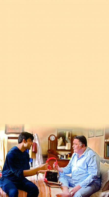 Rishi Kapoor and Anirudh Tanwar, playing father and son in Leena Yadav’s  Rajma Chawal.