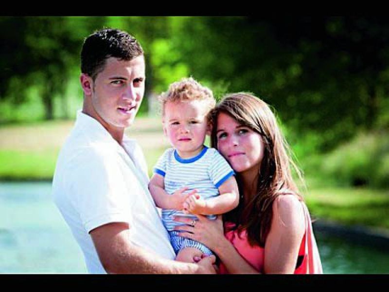 Eden Hazard and Natacha Van Honacker