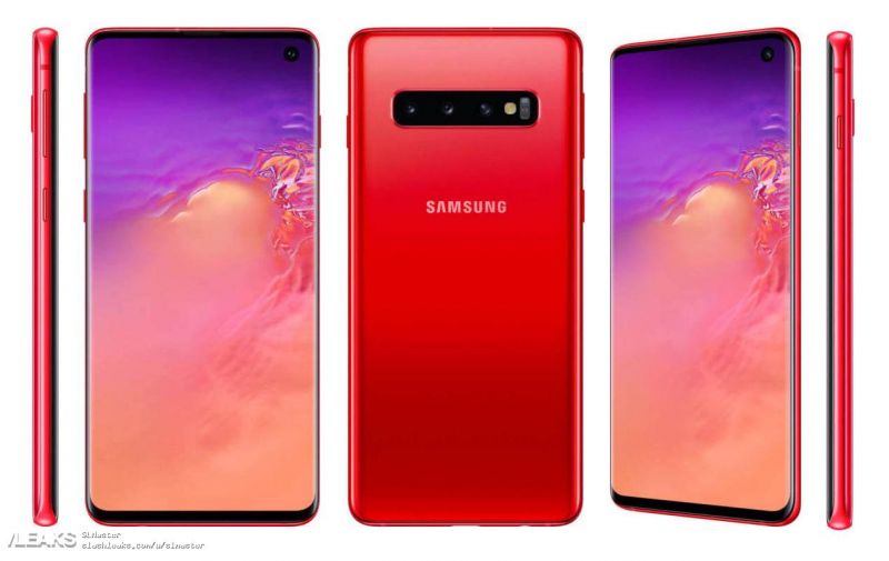 Samsung Galaxy S10 Cardinal Red