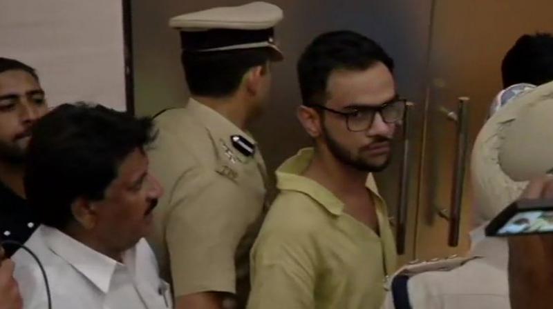 A gunshot rang out at the Constitution Club in the high-security area near Parliament on Monday when an unidentified man targeted Khalid, who escaped unhurt, witnesses said. (Photo: ANI | Twitter) A gunshot rang out at the Constitution Club in the high-security area near Parliament on Monday when an unidentified man targeted Khalid, who escaped unhurt, witnesses said. (Photo: ANI | Twitter)