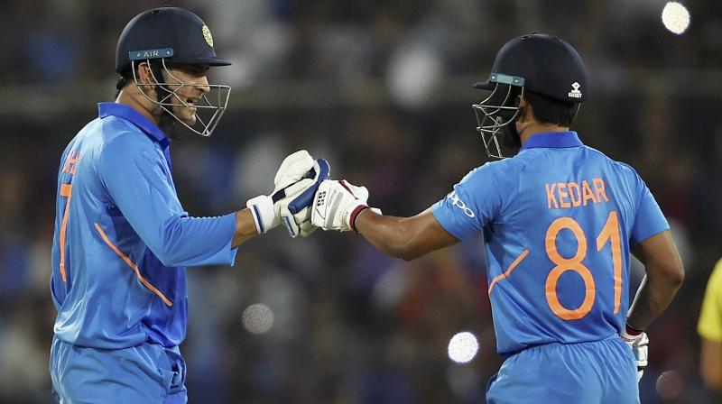The Maharashtra player feels that Dhoni's game is more about playing straight and it creates pressure. (Photo: AP) The Maharashtra player feels that Dhoni's game is more about playing straight and it creates pressure. (Photo: AP)