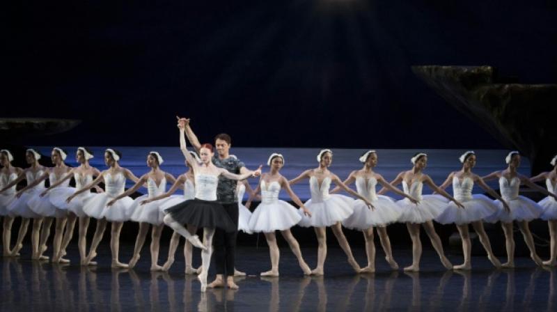 The dancers of the Ballet Philippines troupe are extremely focused. (Photo; AFP) The dancers of the Ballet Philippines troupe are extremely focused. (Photo; AFP)