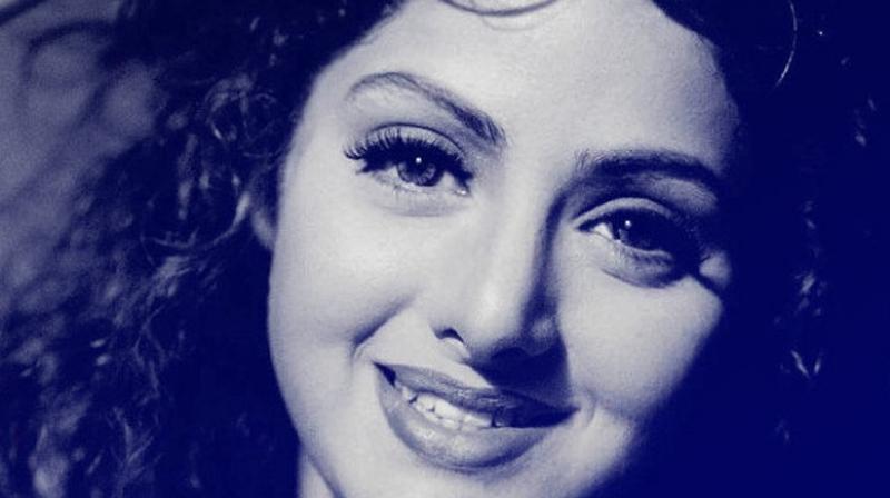 Late Sridevi in a thowback pic. Late Sridevi in a thowback pic.