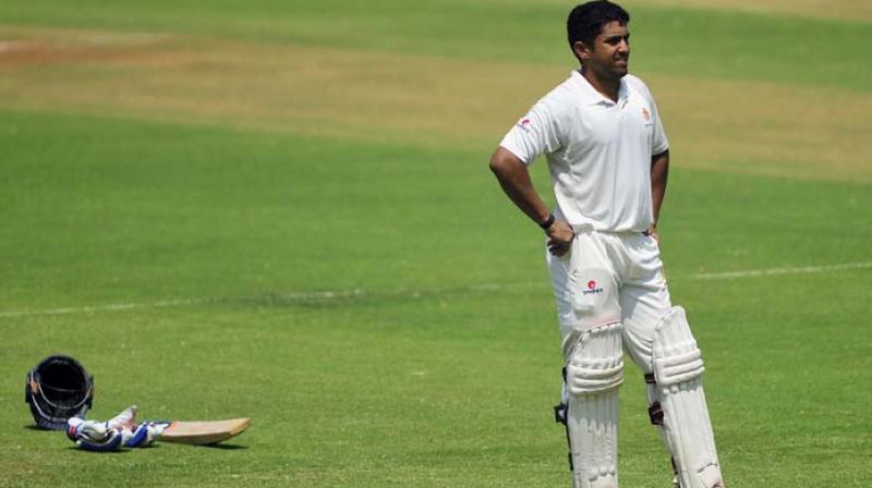 Karun Nair gave an able support to Pandey, who remained unbeaten on 61, a knock decorated with six boundaries off 129 balls. (Photo: PTI) Karun Nair gave an able support to Pandey, who remained unbeaten on 61, a knock decorated with six boundaries off 129 balls. (Photo: PTI)