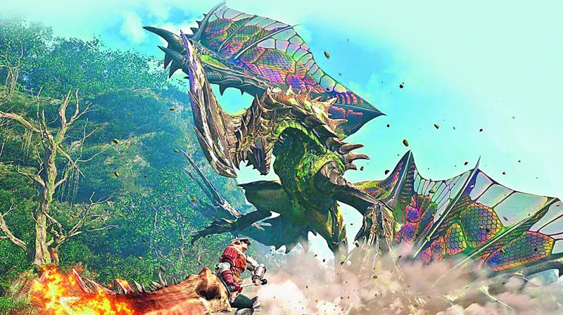Nab a free Celebration Pack when you log into Monster Hunter World