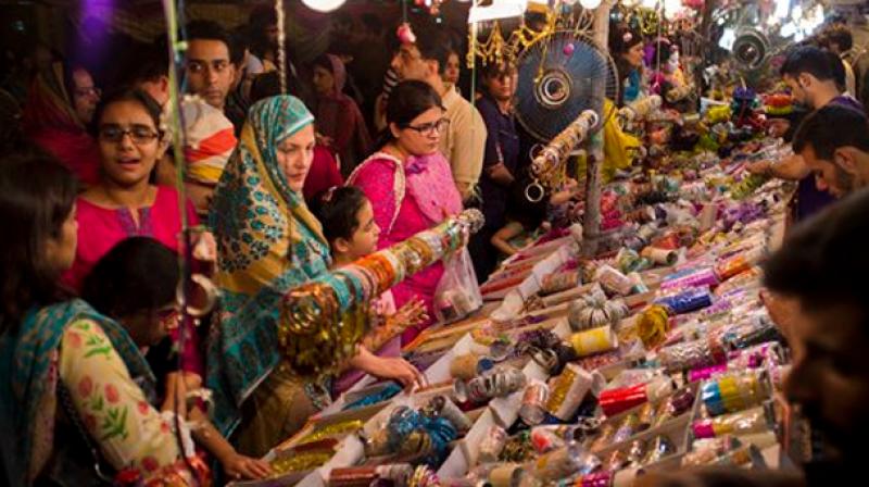 Card transactions during the Eid weekend grew 46 per cent and those on specialty food items by 89 per cent, indicating a good festive season ahead. Card transactions during the Eid weekend grew 46 per cent and those on specialty food items by 89 per cent, indicating a good festive season ahead.