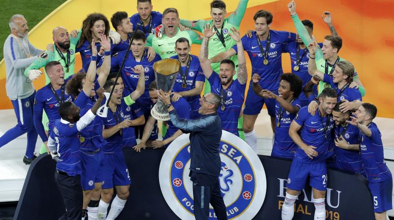 Sarri, 60, said he would speak to top officials at Chelsea - who have made a habit of hiring and firing managers in quick succession - in the coming days. (Photo:AFP) Sarri, 60, said he would speak to top officials at Chelsea - who have made a habit of hiring and firing managers in quick succession - in the coming days. (Photo:AFP)