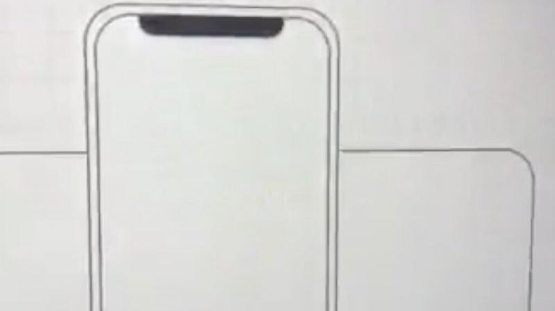 The advert shows an iPhone SE 2 complete with the logo and illustrations. The advert shows an iPhone SE 2 complete with the logo and illustrations.