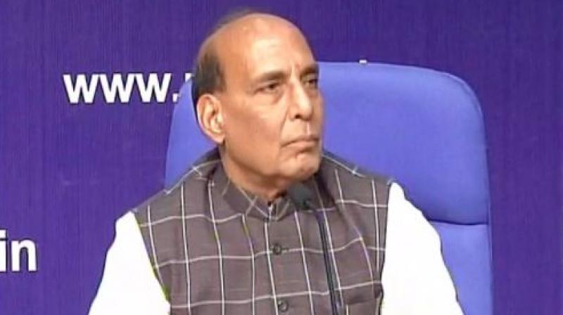 Rajnath Singh on Monday had hoped that a solution to the standoff in Doklam would be found soon. (Photo: ANI Twitter) Rajnath Singh on Monday had hoped that a solution to the standoff in Doklam would be found soon. (Photo: ANI Twitter)