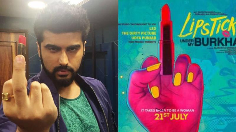 The picture that Arjun Kapoor shared on social media. The picture that Arjun Kapoor shared on social media.