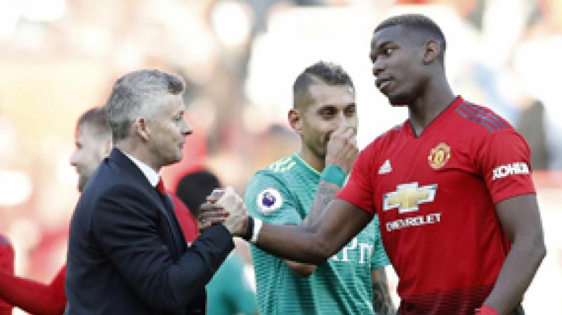 Solskjaer said he is not worried by the Pogba situation. (Photo: AP) Solskjaer said he is not worried by the Pogba situation. (Photo: AP)