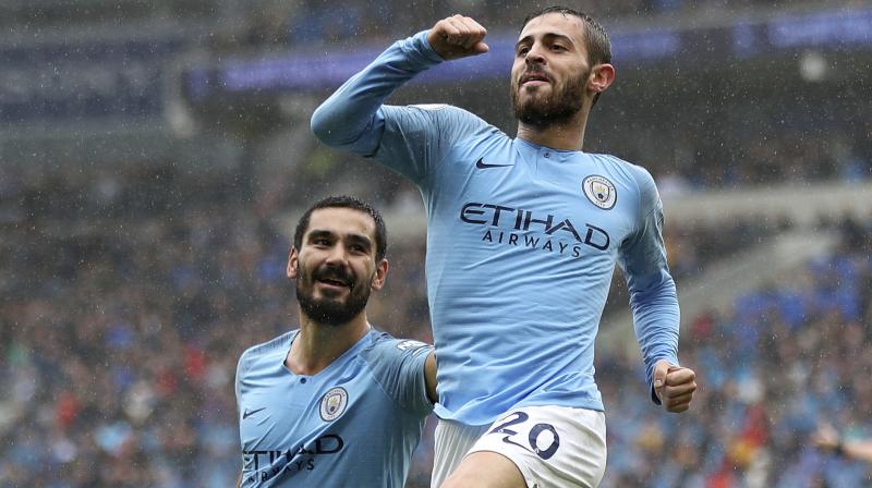 Portuguese playmaker Bernardo Silva has emerged as the one player who is an almost automatic selection, despite the embarrassment of riches and depth Guardiola possesses in his first-team squad. (Photo: AP) Portuguese playmaker Bernardo Silva has emerged as the one player who is an almost automatic selection, despite the embarrassment of riches and depth Guardiola possesses in his first-team squad. (Photo: AP)