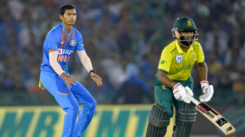 After India beat South Africa by seven wickets, batsman Temba Bavuma said that the Indian team is 'formidable but not unbeatable'. (Photo:AP) After India beat South Africa by seven wickets, batsman Temba Bavuma said that the Indian team is 'formidable but not unbeatable'. (Photo:AP)