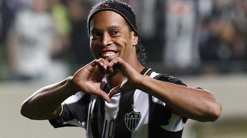 Ronaldinho's decorated career also includes one World Cup title (2002), one Champions League victory (2006) and two Spanish league titles with Barcelona, and two FIFA world player of the year awards (2004 and 2005). (Photo: AP) Ronaldinho's decorated career also includes one World Cup title (2002), one Champions League victory (2006) and two Spanish league titles with Barcelona, and two FIFA world player of the year awards (2004 and 2005). (Photo: AP)
