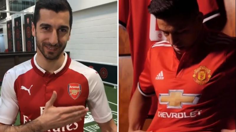The swap deal sees Mkhitaryan (left) head to the Emirates following a mixed 18 months at Old Trafford, while Alexis Sanchez joins Manchester United after three-and-a-half years at Arsenal. (Photo: screengrab / Instagram) The swap deal sees Mkhitaryan (left) head to the Emirates following a mixed 18 months at Old Trafford, while Alexis Sanchez joins Manchester United after three-and-a-half years at Arsenal. (Photo: screengrab / Instagram)