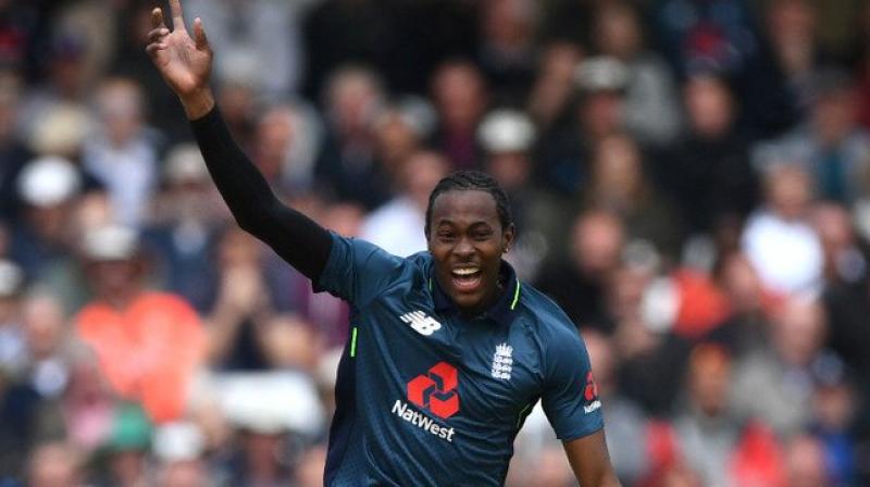 England reduced their qualification period from seven years to three, a move they insisted was solely to bring them into line with the rest of the world rather than advance the selection of paceman Archer, whose father is English. (Photo: Cricket World Cup/Twitter) England reduced their qualification period from seven years to three, a move they insisted was solely to bring them into line with the rest of the world rather than advance the selection of paceman Archer, whose father is English. (Photo: Cricket World Cup/Twitter)