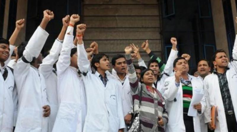 The doctors said that health of the public will be at risk if non-allopathic doctors are allowed to practise allopathy and demanded the Union government to withdraw its decision regarding NMC. The doctors said that health of the public will be at risk if non-allopathic doctors are allowed to practise allopathy and demanded the Union government to withdraw its decision regarding NMC.