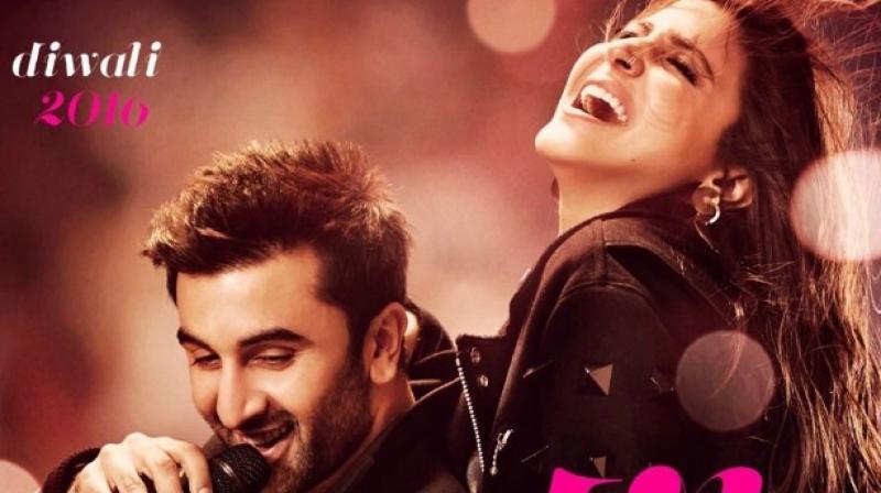 'Ae Dil Hai Mushkil' poster. 'Ae Dil Hai Mushkil' poster.