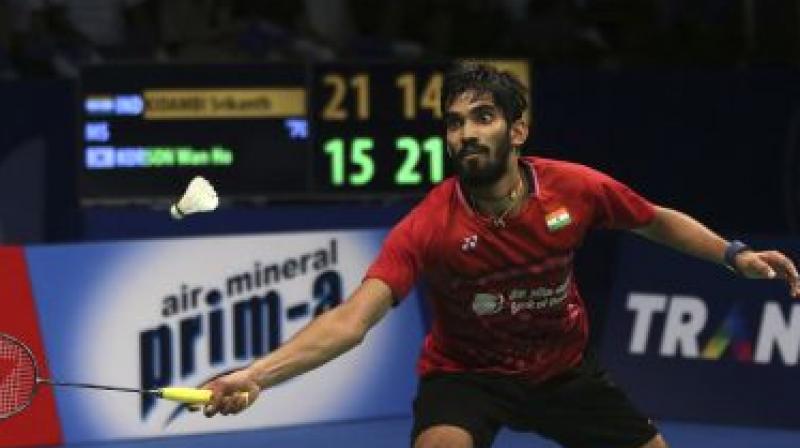 With Srikanth's exit, the Indian shuttlers' campaign at the Japan Open came to a halt as Olympic medallist and Asian Games silver-medallist PV Sindhu and HS Prannoy crashed out in the previous rounds of the women's and men's singles event respectively on Thursday. (Photo: AP) With Srikanth's exit, the Indian shuttlers' campaign at the Japan Open came to a halt as Olympic medallist and Asian Games silver-medallist PV Sindhu and HS Prannoy crashed out in the previous rounds of the women's and men's singles event respectively on Thursday. (Photo: AP)