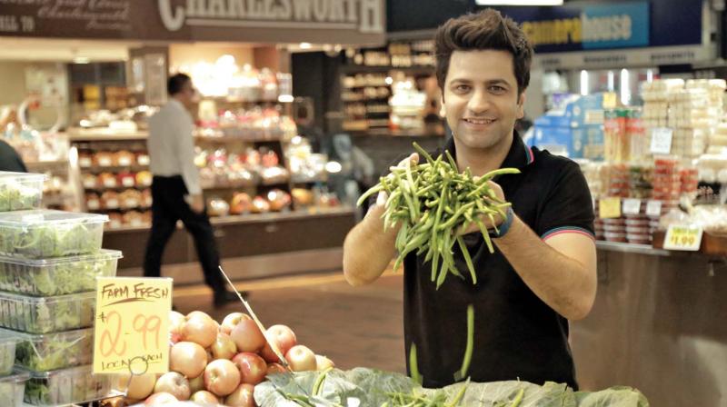 Kunal at Adelaide Central Market. Kunal at Adelaide Central Market.