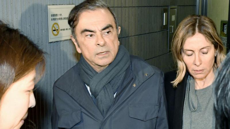 Ghosn was released on bail last month but rearrested last week. (Photo:AP) Ghosn was released on bail last month but rearrested last week. (Photo:AP)