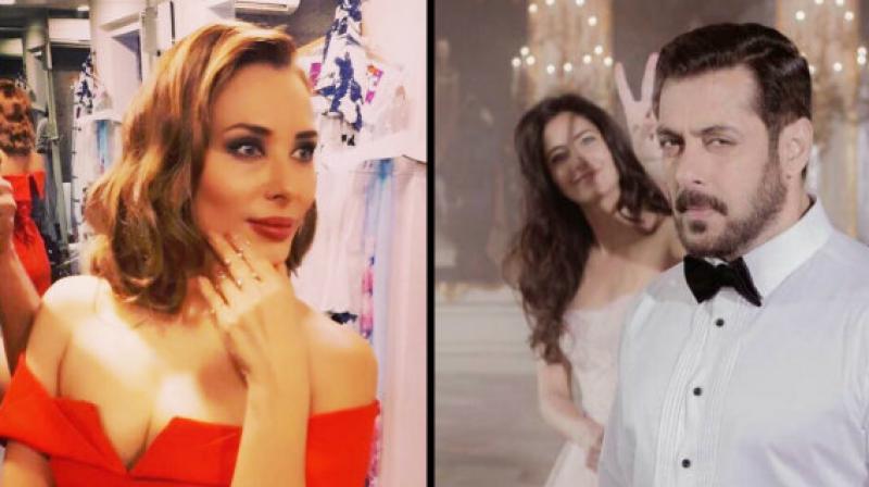 Iulia Vantur and Salman Khan, Katrina Kaif. Iulia Vantur and Salman Khan, Katrina Kaif.