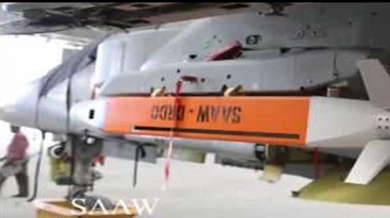 An indigenously developed light weight 'Glide' bomb has been successfully tested in Chandipur in Odisha, marking a major milestone in developing such weapons. (Screengrab) An indigenously developed light weight 'Glide' bomb has been successfully tested in Chandipur in Odisha, marking a major milestone in developing such weapons. (Screengrab)