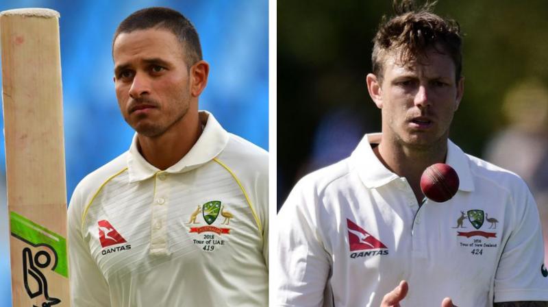 Usman Khawaja passed a fitness test on Monday after recovering from a hamstring injury and Langer confirmed the left-hander will bat at number three, while fast bowler James Pattinson is set to feature in his first test match since Feb. 2016. (Photo:AFP) Usman Khawaja passed a fitness test on Monday after recovering from a hamstring injury and Langer confirmed the left-hander will bat at number three, while fast bowler James Pattinson is set to feature in his first test match since Feb. 2016. (Photo:AFP)
