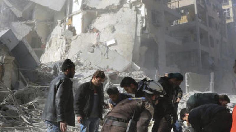 The regime gains came as its aircraft pounded rebel positions and amid heavy clashes between the opposition and forces loyal to President Bashar al-Assad in the strategic Sakhur district. (Photo: AP) The regime gains came as its aircraft pounded rebel positions and amid heavy clashes between the opposition and forces loyal to President Bashar al-Assad in the strategic Sakhur district. (Photo: AP)